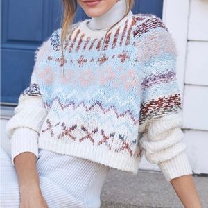 Anthropologie Daily Practice Cropped Sweater